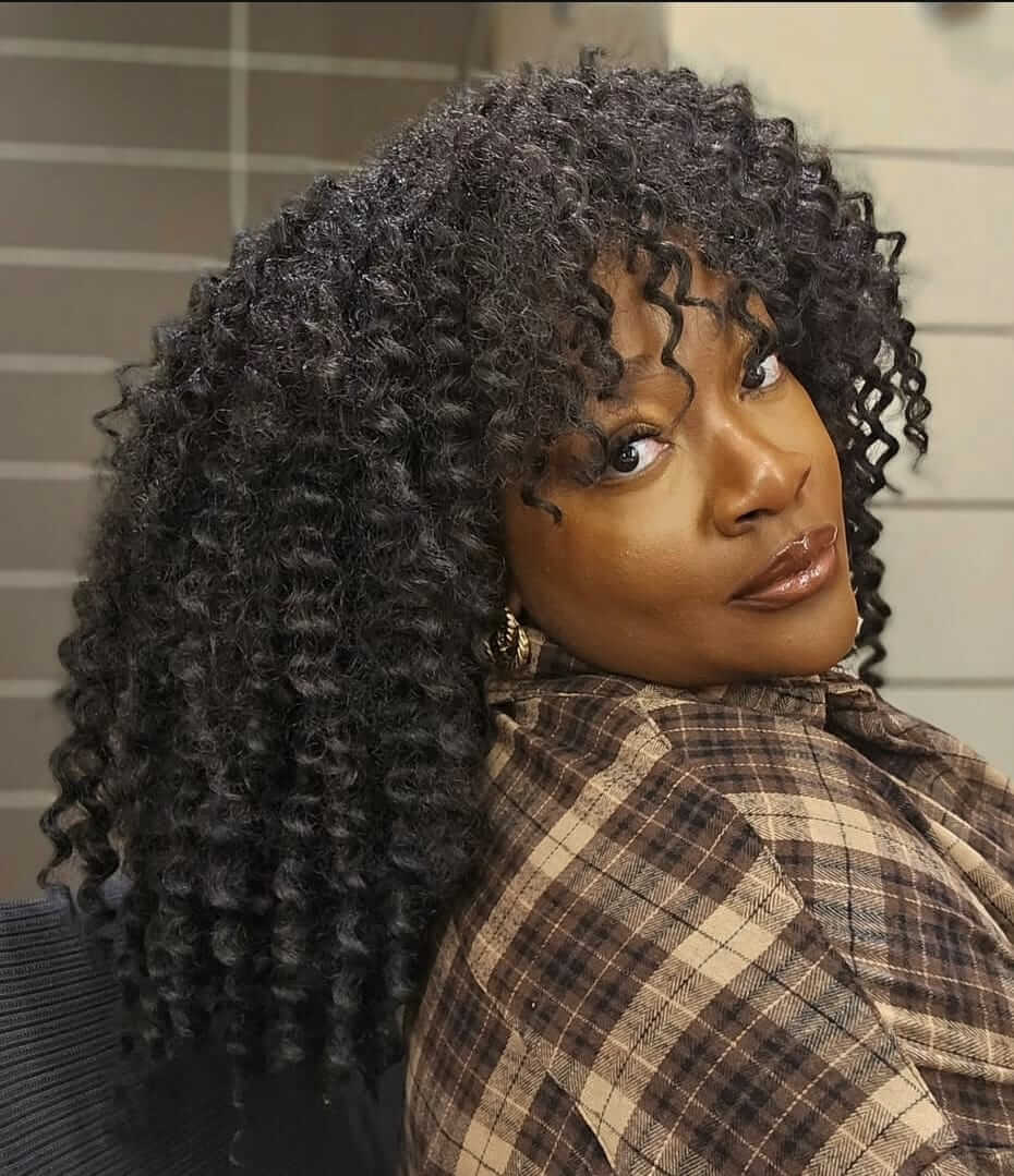 Weft Crochet Synthetic Curls (Short)